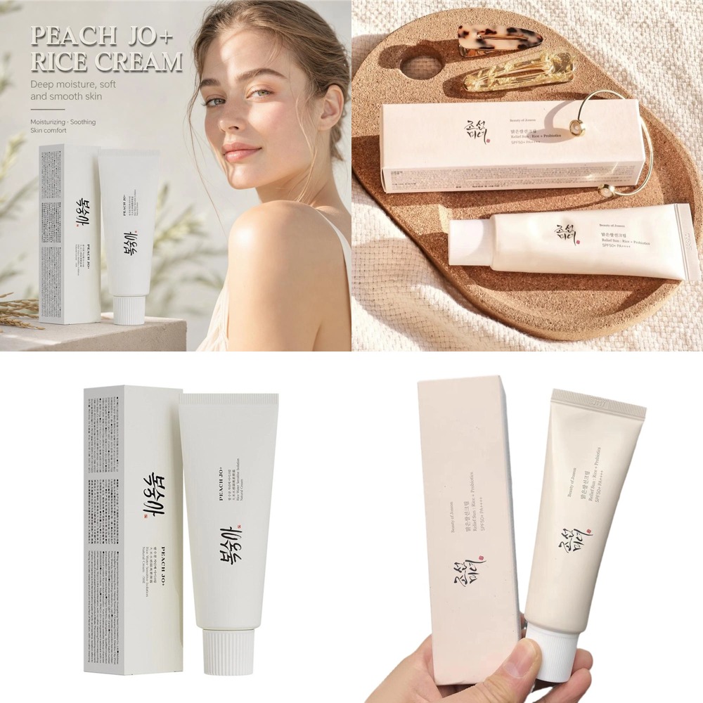 Spf 50 Sunscreen - 한국산 쌀 추출물 자외선 차단 크림