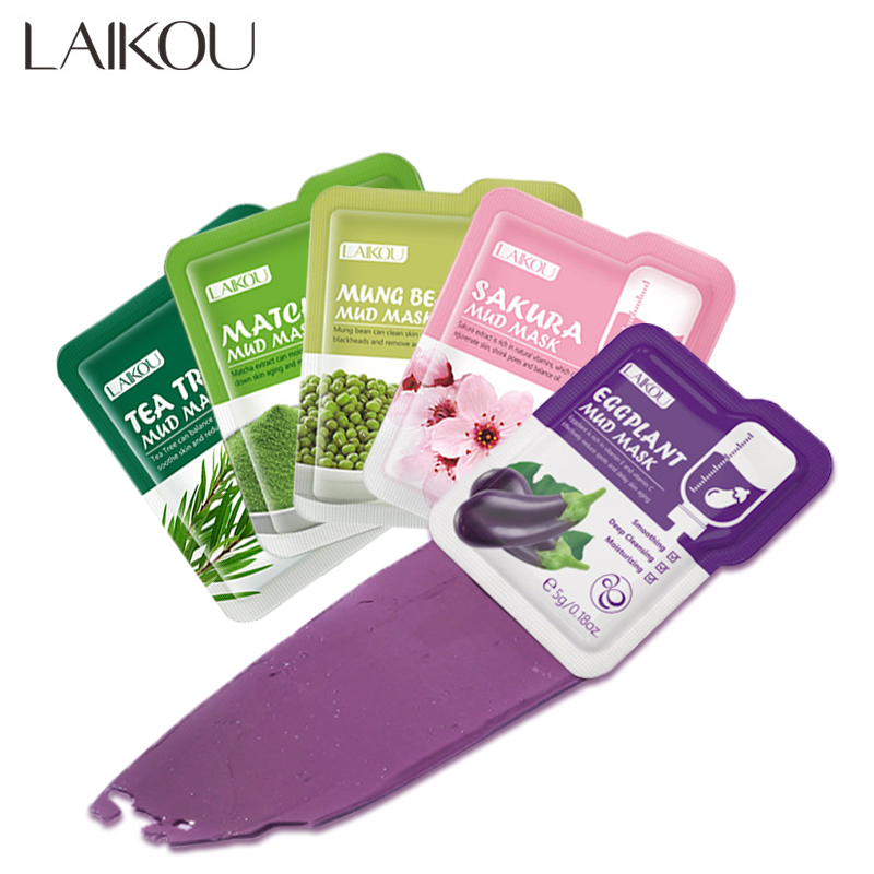 Tea Tree Spot Treatment - LAIKOU 5pcs 머드 마스크 클레이 마스크