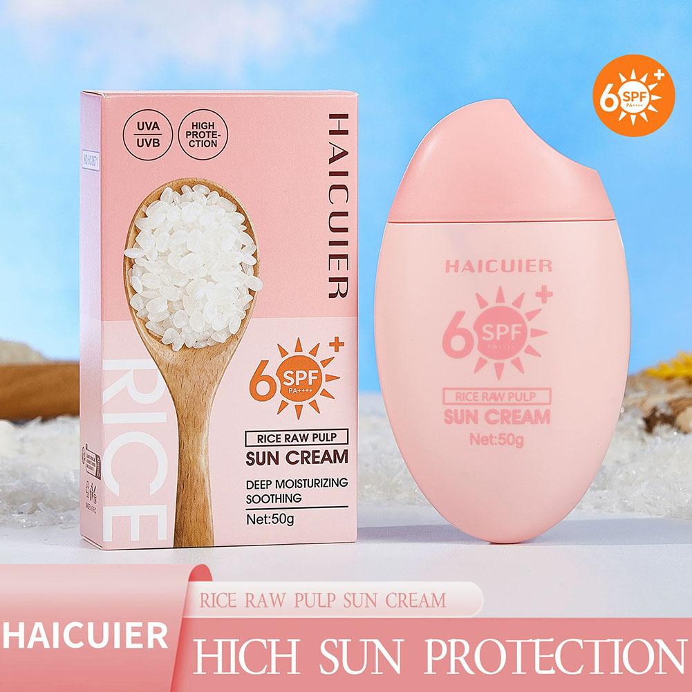 SPF50+ 썬스크린 라이스 원료 펄프 보습 방수 자외 - Spf 50 Sunscreen 리뷰 및 가격