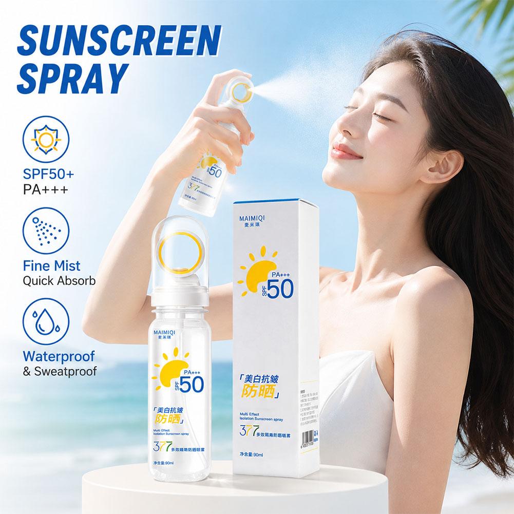 SPF50+ 쿨 선스크린 스프레이 보습 미백 선스크린  - Spf 50 Sunscreen 리뷰 및 가격