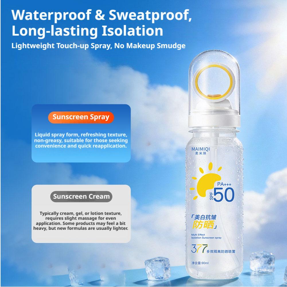 SPF50+ 쿨 선스크린 스프레이 보습 미백 선스크린  - Spf 50 Sunscreen 리뷰 및 가격