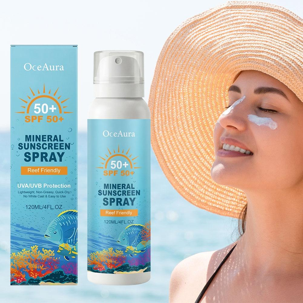 SPF50+ 선스크린 스프레이, 끈적이지 않는 무향 선 - Spf 50 Sunscreen 리뷰 및 가격