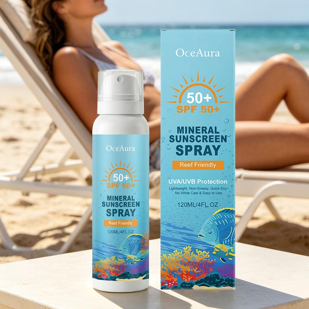 SPF50+ 선스크린 스프레이, 끈적이지 않는 무향 선 - Spf 50 Sunscreen 리뷰 및 가격