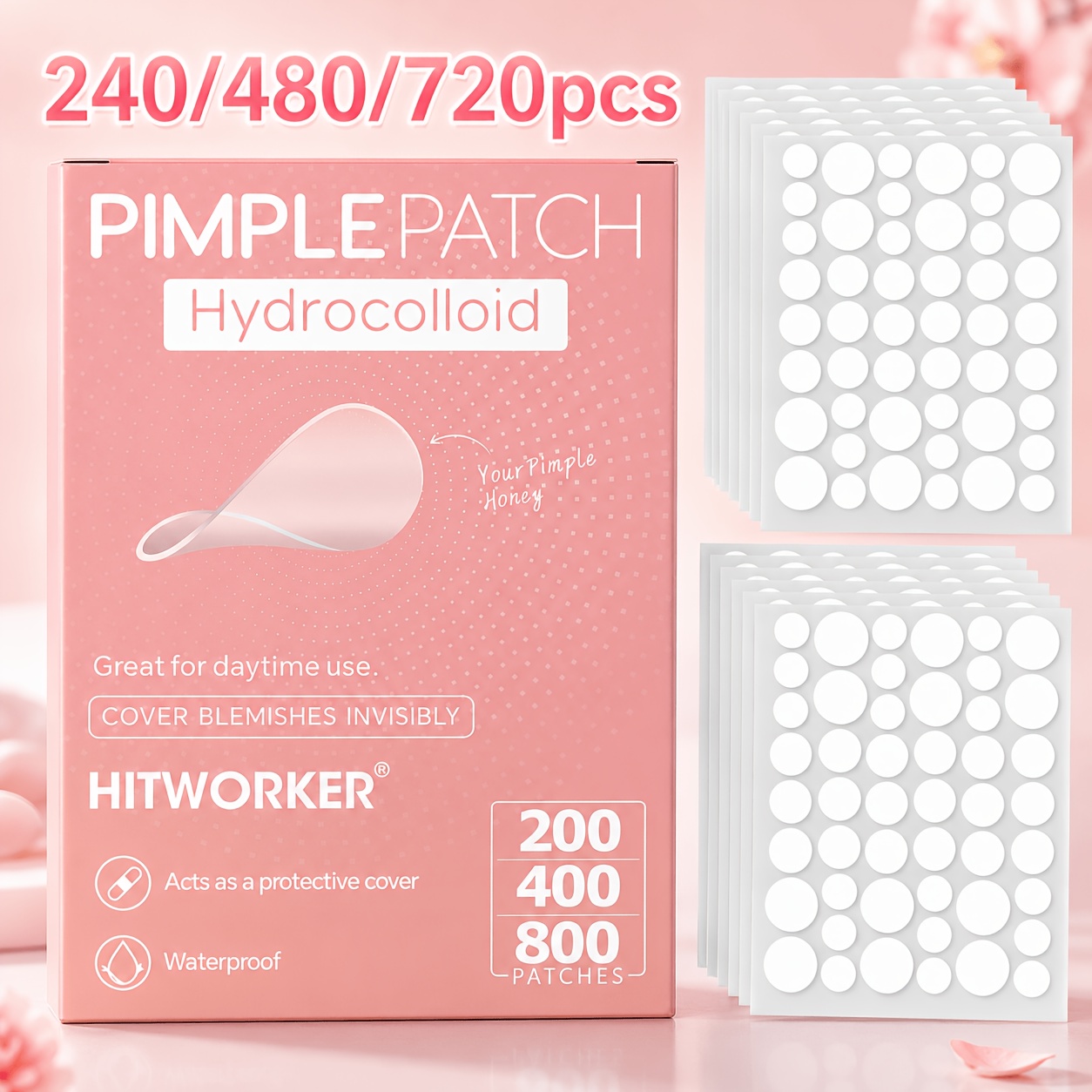 240/480/720개입 하이드로콜로이드 블레미쉬 커버 - Tea Tree Spot Treatment 리뷰 및 가격