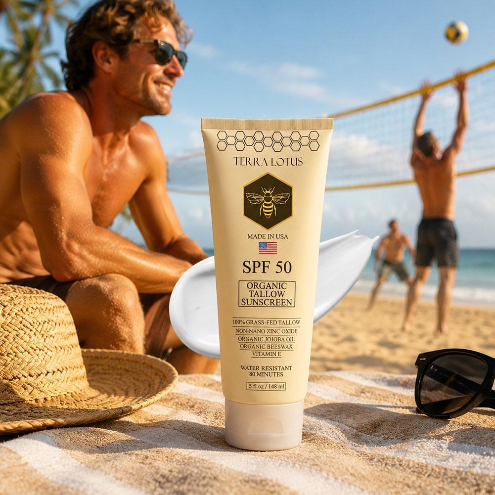 유기농 탈로우 선크림 SPF 50 미네랄 선블록 방수  - Spf 50 Sunscreen 리뷰 및 가격